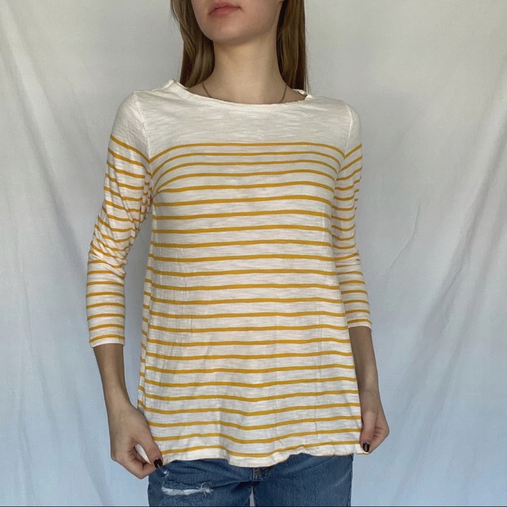 Adorable Striped Yellow Long-Sleeve 💛